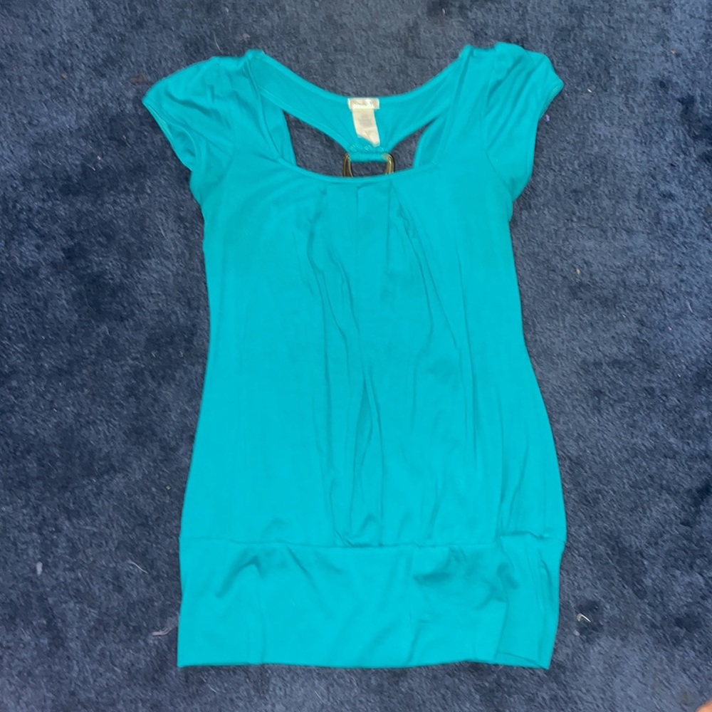 Turquoise blouse